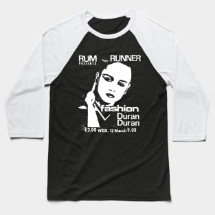 Rum Runner Fashion Duran Duran Baseball T-Shirt